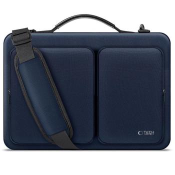 Laptop táska, 13 - 14&quot; készülékhez, vállpánttal, TP Defender Bag, sötétkék kép