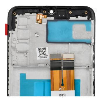 LCD kijelző SAMSUNG A02S OEM készülékhez kerettel (164mm) kép