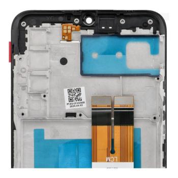 LCD kijelző SAMSUNG A03S A037G OEM készülékhez kerettel (164mm) kép