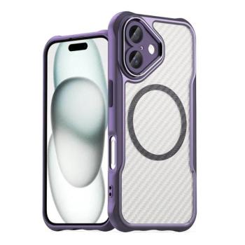 Leading Series MagSafe-kompatibilis tok iPhone 16 - lila kép