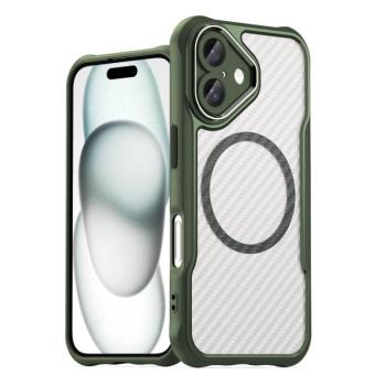 Leading Series MagSafe-kompatibilis tok iPhone 16 Plus - zöld kép