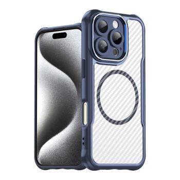 Leading Series MagSafe-kompatibilis tok iPhone 16 Pro Max - kék kép