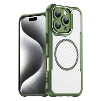 Leading Series MagSafe-kompatibilis tok iPhone 16 Pro Max - zöld kép