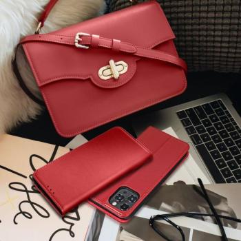 LEATHER CASE SMART PRO tok iPhone 16e - piros kép
