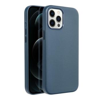 Leather Mag Cover IPHONE 12 PRO MAX indigókék színben kép