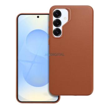 LEATHER MAG MagSafe-kompatibilis tok Samsung Galaxy S25 Plus - barna kép