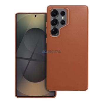 LEATHER MAG MagSafe-kompatibilis tok Samsung Galaxy S25 Ultra - barna kép