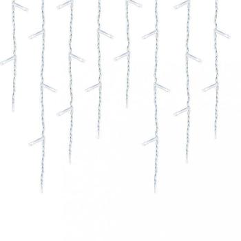 LED-es jégcsap fényfüggöny hidegfehér, 230 LED-es kép