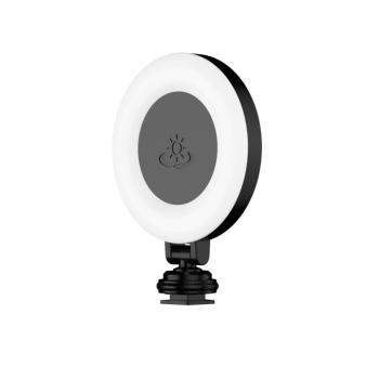 LED lámpa AI Tripod selfie bothoz, fekete kép