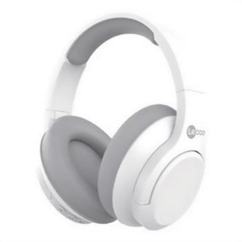 LENOVO LECOO ES209 bluetooth fejhallgató SZTEREO (v5.3, mikrofon, zajszűrő, összehajtható, 3.5mm jack aljzat) FEHÉR kép