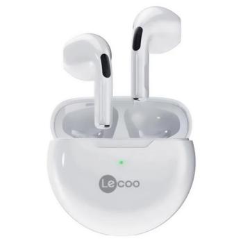 LENOVO LECOO EW305 bluetooth fülhallgató SZTEREO (v5.3, TWS, zajszűrő, mikrofon + töltőtok) FEHÉR kép