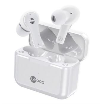 LENOVO LECOO EW311 bluetooth fülhallgató SZTEREO (v5.1, TWS, zajszűrő, mikrofon + töltőtok) FEHÉR kép