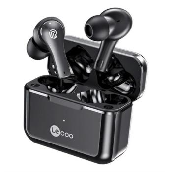 LENOVO LECOO EW311 bluetooth fülhallgató SZTEREO (v5.1, TWS, zajszűrő, mikrofon + töltőtok) FEKETE kép