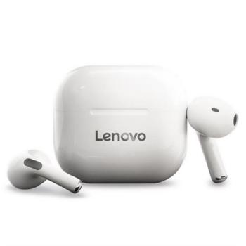 LENOVO LIVEPODS LP40 bluetooth fülhallgató SZTEREO (v5.0, TWS, mikrofon, zajszűrő + töltőtok) FEHÉR kép