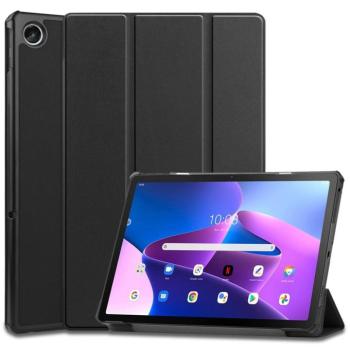 Lenovo Tab M10 Plus (10.61) (3. generáció) TB125 / TB128, mappa tok, Trifold, fekete kép