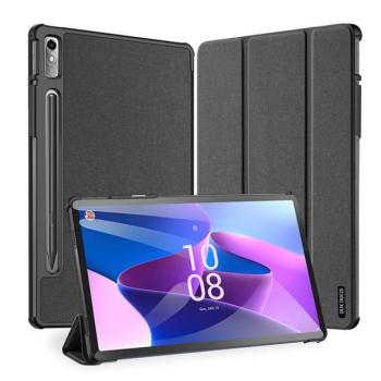 Lenovo Tab P11 Pro (11.2) (2. generáció) TB-132FU, mappa tok, érintőceruza tartó, Trifold, Dux Ducis Domo, fekete kép