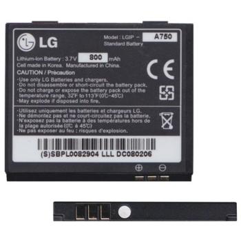 LG akku 800 mAh LI-ION (SBPL0082901 / SBPL0083213) LG KE850 Prada kép