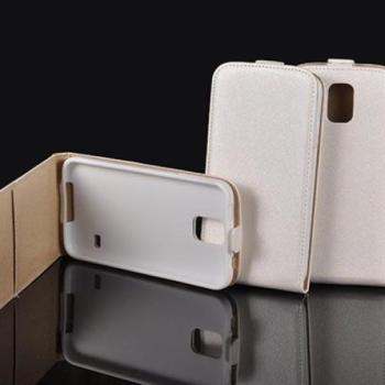 LG G4C H525N Magna H520F H500F fehér szilikon keretes vékony flip tok kép