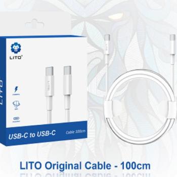 Lito Original PD 18W Lightning 1M Adatkábel - Fehér kép