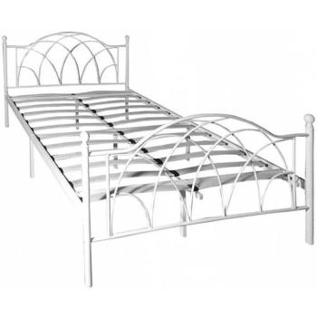Lotti fém ágykeret ajándék ágyráccsal, 160 x 200 cm, fehér kép