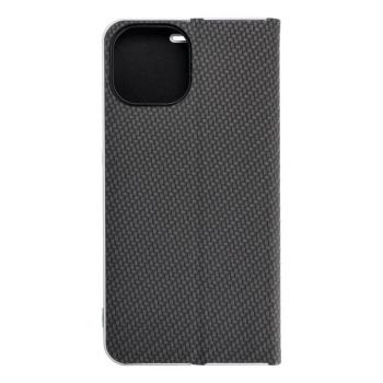 LUNA Book Carbon IPHONE 15 fekete tok kép