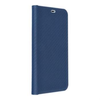 LUNA BOOK CARBON könyvtok iPhone 16 Pro - kék kép