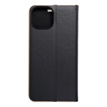 LUNA Book Gold IPHONE 15 fekete tok kép