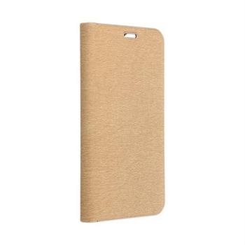 LUNA BOOK GOLD könyvtok iPhone 16 Plus - arany színű kép