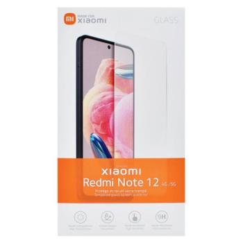 MADE FOR XIAOMI képernyővédő üveg (2.5D, lekerekített szél, karcálló, 0.3 mm, 9H) ÁTLÁTSZÓ Xiaomi Redmi Note 12 4G kép