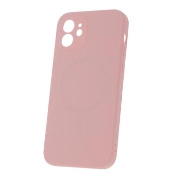 Mag Invisible MagSafe-kompatibilis tok iPhone 12 - pasztel rózsaszín kép