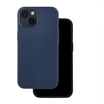 Mag Leather MagSafe-kompatibilis tok iPhone 16 - sötétkék kép