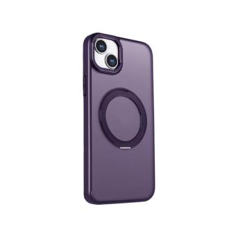 Mag Ring Rotating MagSafe-kompatibilis tok iPhone 11 - lila kép