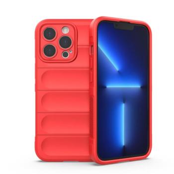 Magic Shield tok iPhone 13 Pro Max rugalmas páncélozott borítás piros kép
