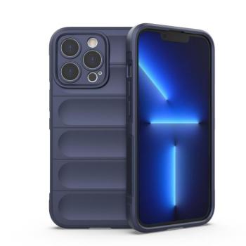 Magic Shield tok iPhone 13 Pro Max rugalmas páncélozott tok sötétkék kép