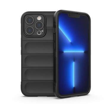 Magic Shield tok iPhone 13 Pro rugalmas páncélozott borítás fekete kép