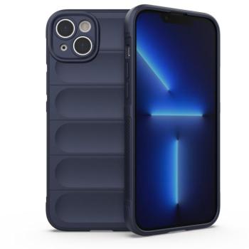 Magic Shield tok iPhone 14 Plus rugalmas Armor sötétkék tok kép