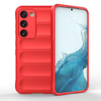 Magic Shield tok Samsung Galaxy S23+ Rugalmas Armor tok piros kép