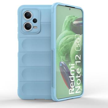 Magic Shield tok Xiaomi Redmi Note 12 5G / Poco X5 5G Rugalmas Armor tok világoskék kép