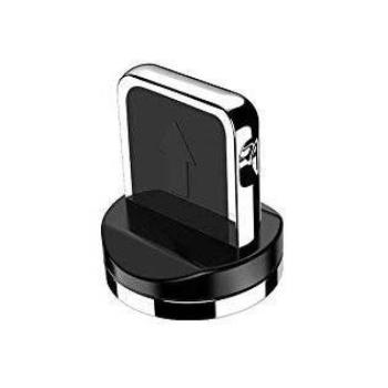Mágneses USB kábel Lightning fej ezüst kép
