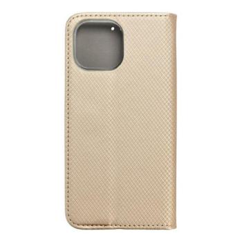 Magnet Apple iPhone 14 mágneses flip tok, arany kép