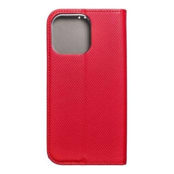 Magnet Apple iPhone 14 Pro Max mágneses flip tok, piros kép