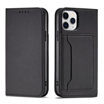 Magnet Card Case tok iPhone 12 tok kártya pénztárca kártya állvány fekete kép