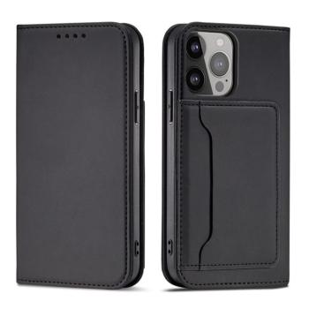 Magnet Card Case tok iPhone 13 mini tok kártya pénztárca kártya állvány fekete kép
