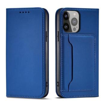 Magnet Card Case tok iPhone 13 t kártya pénztárca kártya állvány kék kép