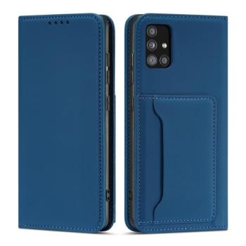 Magnet Card Case tok Xiaomi Redmi Note 11 Pro tok kártya tárca kártya tartó kék kép
