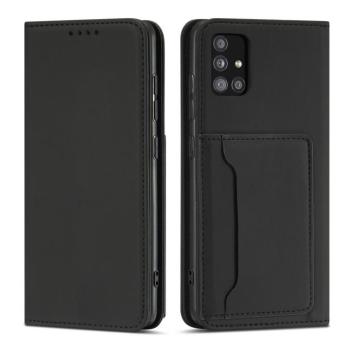 Magnet Card Case tok Xiaomi Redmi Note 11 Pro tok pénztárca kártyatartó fekete kép