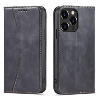 Magnet Fancy Case tok iPhone 14 flip cover pénztárca állvány fekete kép