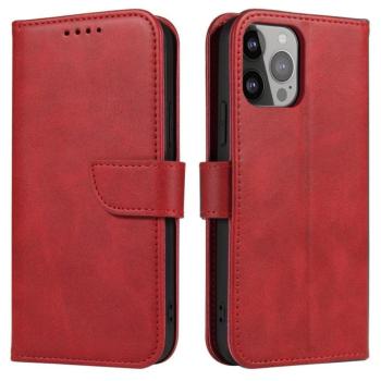 Magnet kinyitható tok Samsung Galaxy S25 - piros kép