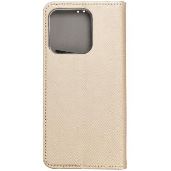Magnet Samsung Galaxy S25 mágneses flip tok, arany kép
