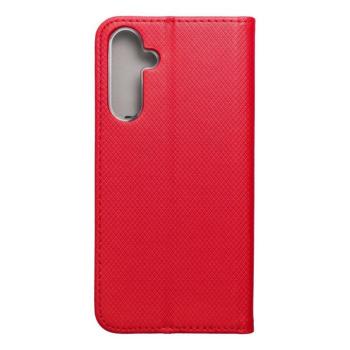 Magnet Samsung Galaxy S25 mágneses flip tok, piros kép